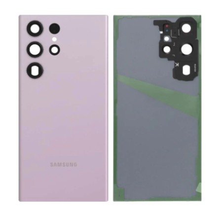 Vitre arrière pour Samsung Galaxy S23 Ultra (S918B) Lavande