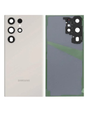 Vitre arrière pour Samsung Galaxy S23 Ultra (S918B) Crème