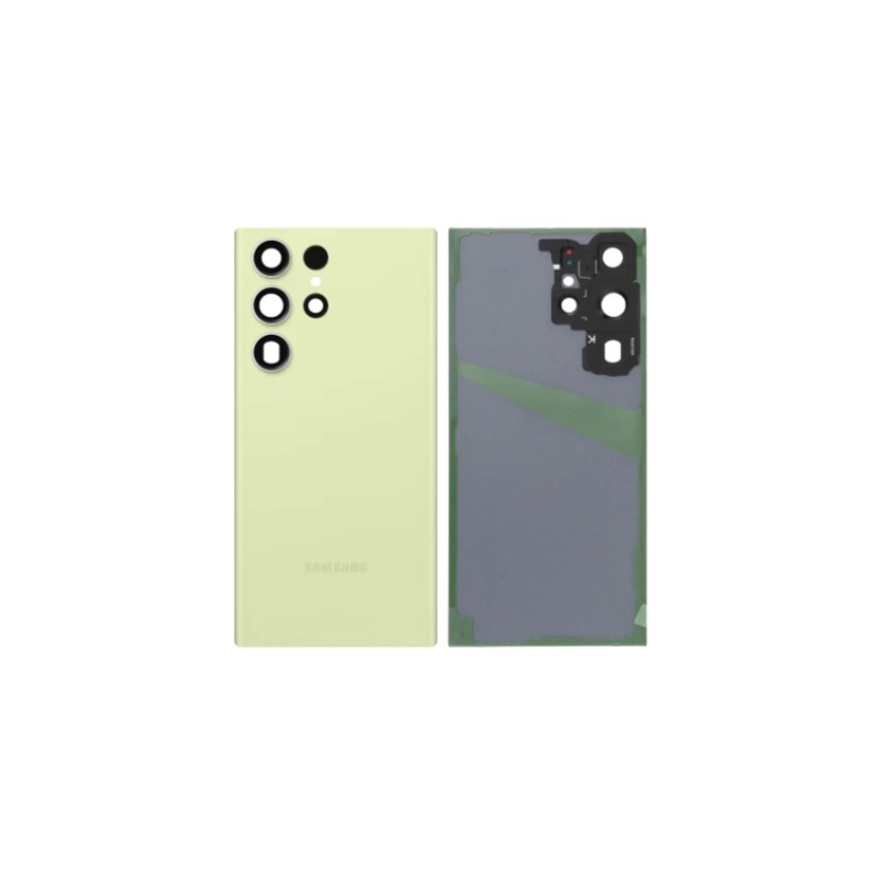 Vitre arrière pour Samsung Galaxy S23 Ultra (S918B) Lime