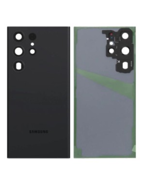 Vitre arrière pour Samsung Galaxy S23 Ultra (S918B) Noir
