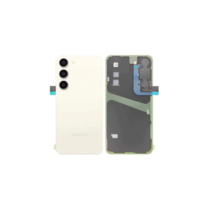 Vitre Arrière pour Samsung Galaxy S23 5G (S911B) Crème