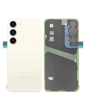 Vitre Arrière pour Samsung Galaxy S23 Plus (S916B) Crème