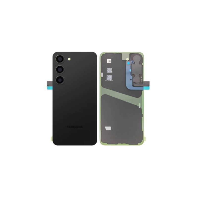 Vitre Arrière pour Samsung Galaxy S23 Plus (S916B) Noir