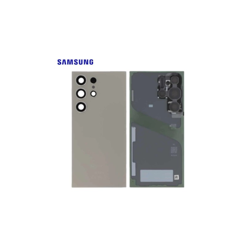 Vitre Arrière Samsung Galaxy S24 Ultra (S928B) Titane Gris