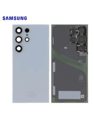 Vitre Arrière Samsung Galaxy S24 Ultra (S928B) Titane Bleu