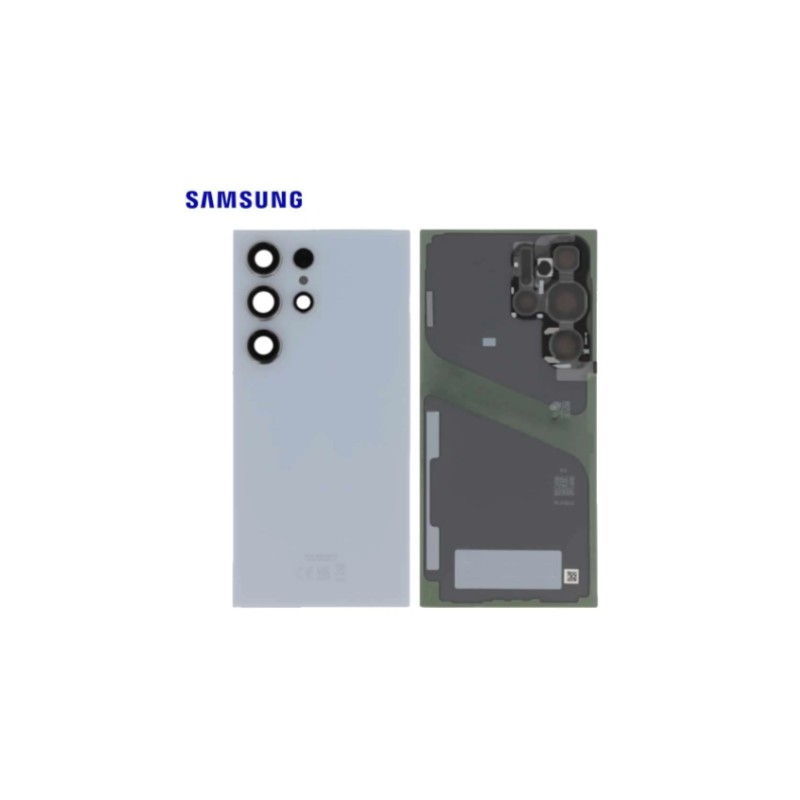 Vitre Arrière Samsung Galaxy S24 Ultra (S928B) Titane Bleu
