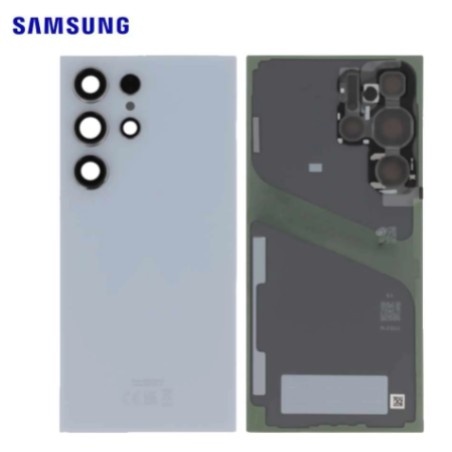 Vitre Arrière Samsung Galaxy S24 Ultra (S928B) Titane Bleu