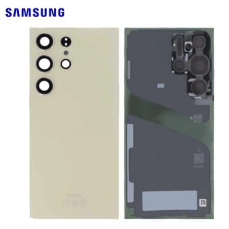 Vitre Arrière Samsung Galaxy S24 Ultra (S928B) Titane Ambre