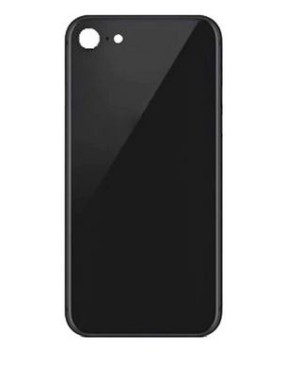 Vitre arrière "BIG HOLE" pour iPhone 8 / SE 2020 Noir