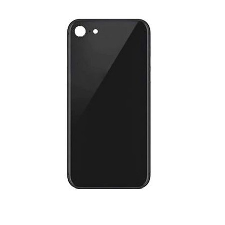 Vitre arrière "BIG HOLE" pour iPhone 8 / SE 2020 Noir