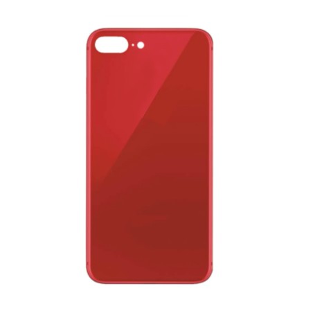 Vitre arrière "BIG HOLE" pour iPhone 8 Plus Rouge