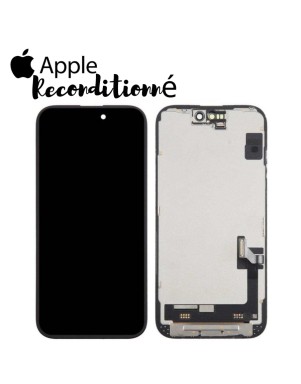 Ecran Original APPLE RECONDITIONNE iPhone 15 Noir + Adhésif offert