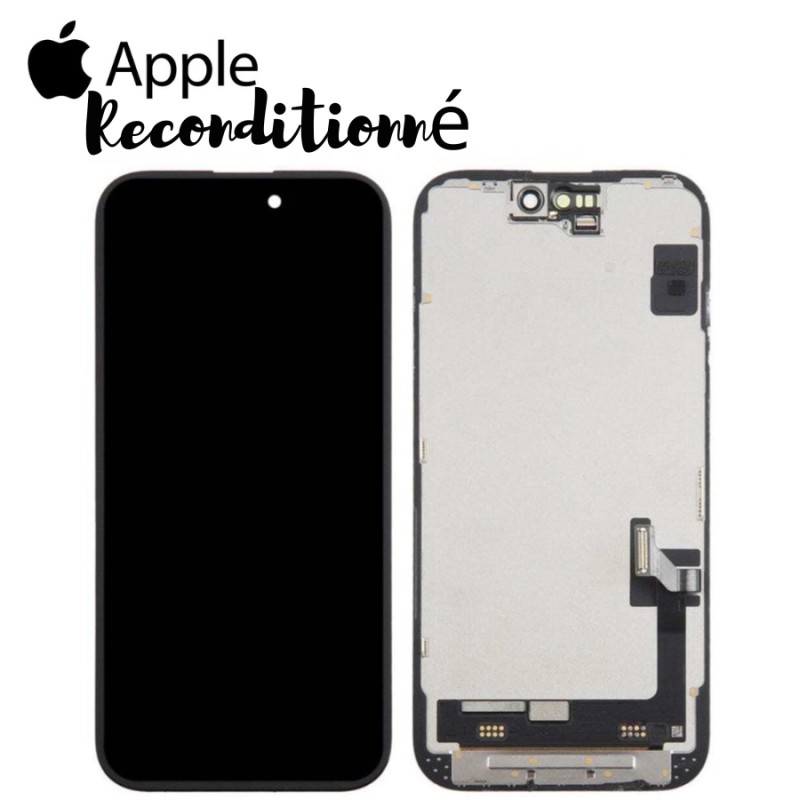 Ecran Original APPLE RECONDITIONNE iPhone 15 Noir + Adhésif offert