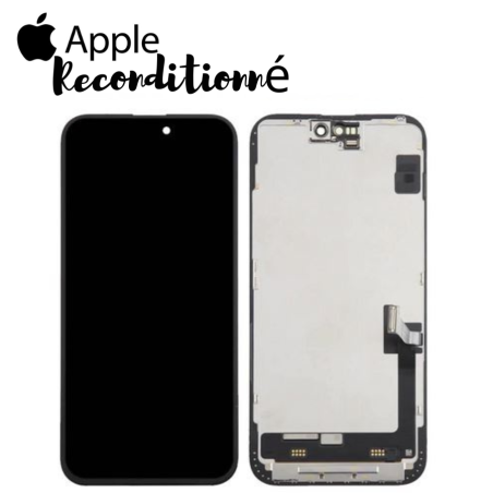 Ecran Original APPLE RECONDITIONNE iPhone 15 Plus Noir + Adhésif offert
