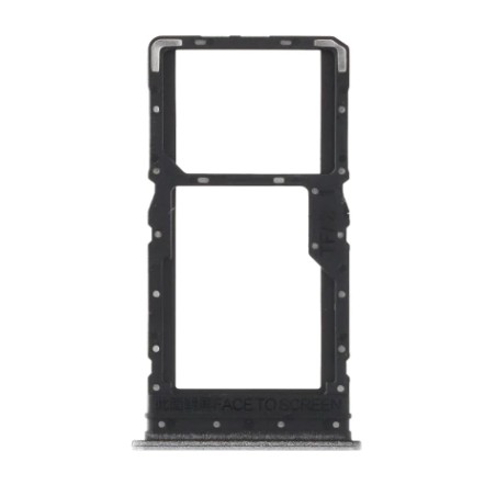 Tiroir Sim pour Xiaomi Redmi 12 4G Argent