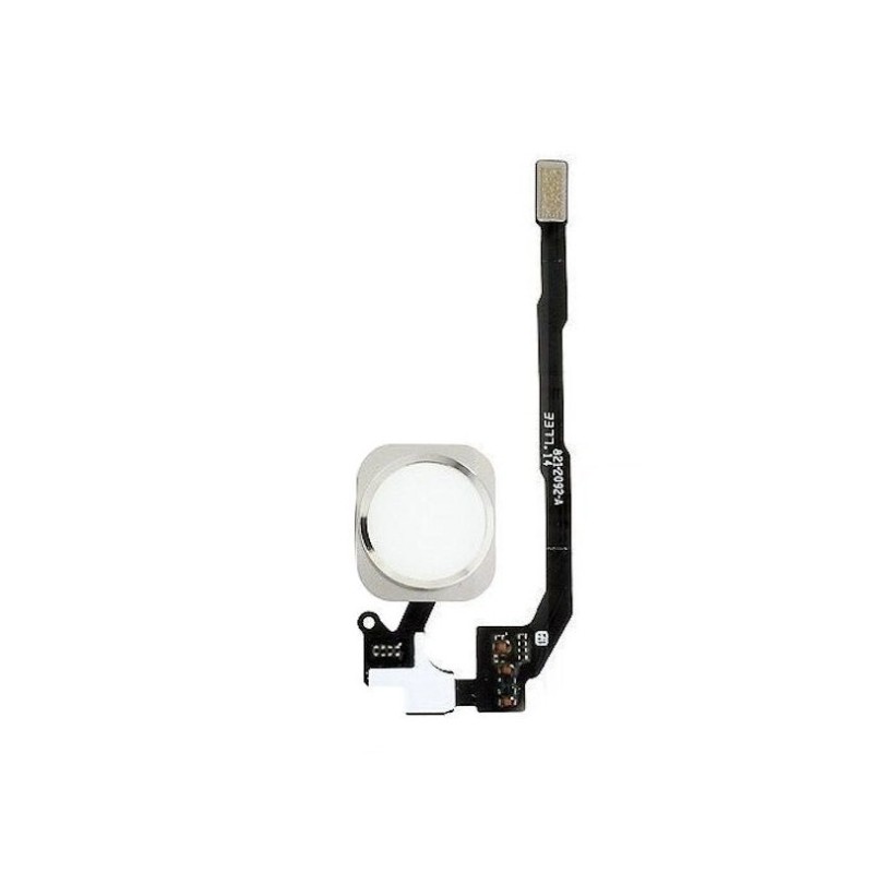 Bouton Home Complet pour iPhone 5S Blanc