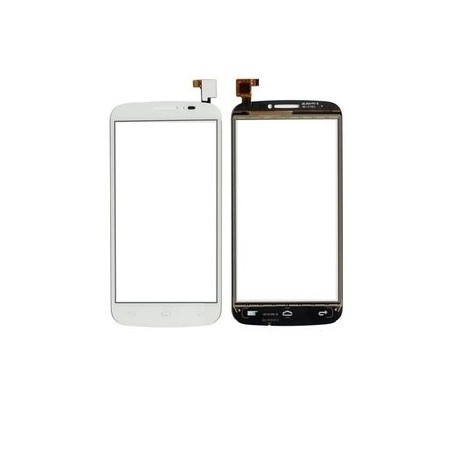 Vitre tactile Alcatel POP C7 Blanc