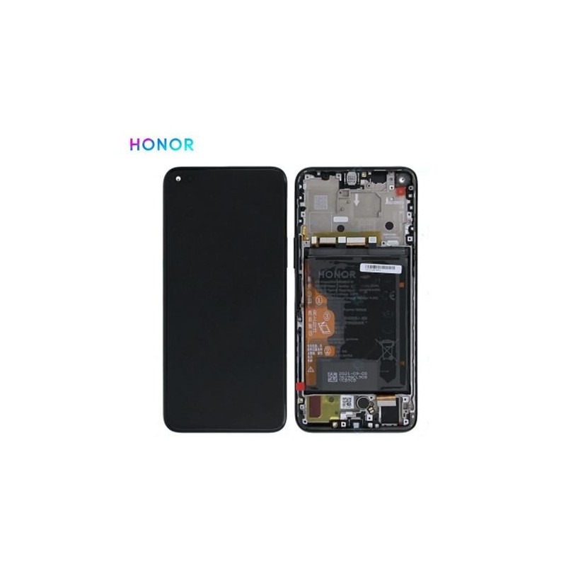 Ecran Complet Honor 50 Lite Noir Minuit