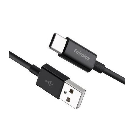 Câble Fairplay SENECIO USB à Type-C 1m Noir