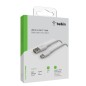 Câble BELKIN Tressé USB à Type-C 2m Blanc