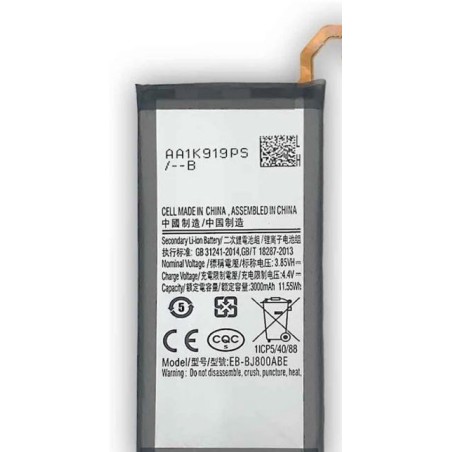 Batterie pour Samsung J6/A6/J8 2018