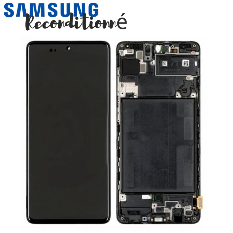 Ecran Complet RECONDITIONNE Samsung Galaxy A71 (A715F) Noir