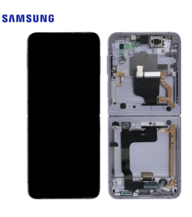 Ecran Samsung complet Galaxy Z Flip 4 (F721) Argent