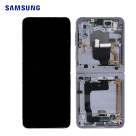 Ecran Samsung complet Galaxy Z Flip 4 (F721) Argent