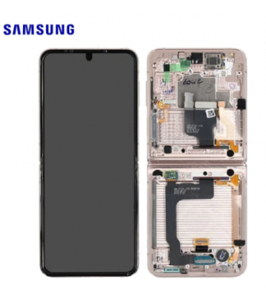 Ecran Samsung complet Galaxy Z Flip 4 (F721) Or Rose