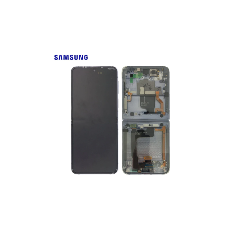 Ecran Samsung complet Galaxy Z Flip 4 (F721) Bleu