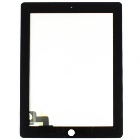 Vitre tactile pour iPad 2 Noir