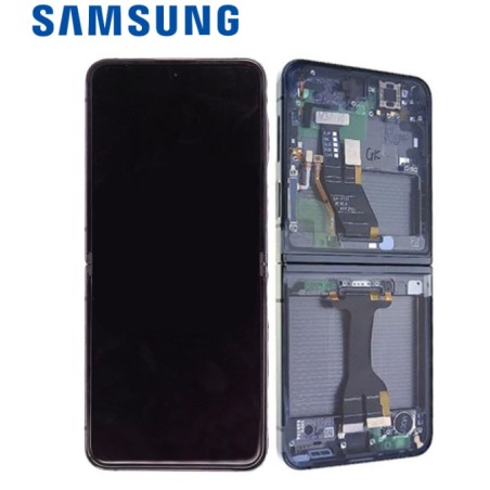 Ecran Samsung complet Galaxy Z Flip 5 5G (F731B) Bleu