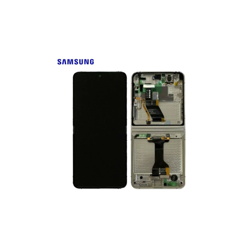 Ecran Samsung complet Galaxy Z Flip 5 5G (F731B) Creme