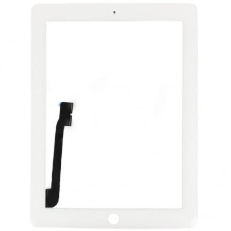 Vitre tactile pour iPad 9.7" 3 & 4 Blanc