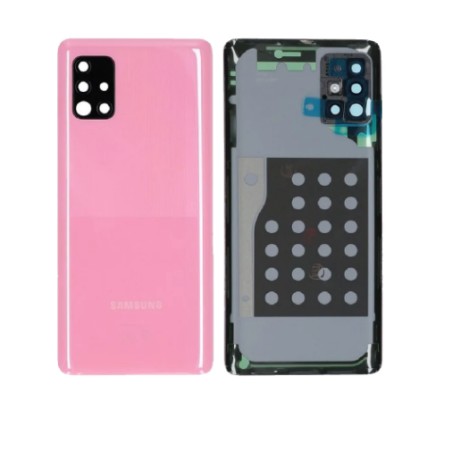 Vitre arrière pour Samsung Galaxy A51 5G Rose