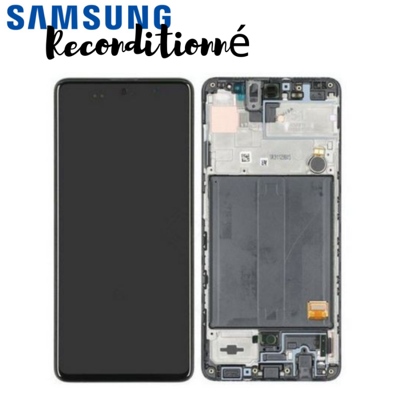 Ecran Complet Samsung RECONDITIONNE Galaxy A51 4G (A515F) Noir