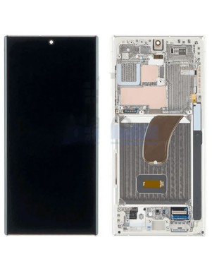 Ecran complet pour Samsung Galaxy S23 Ultra (S918B) Crème