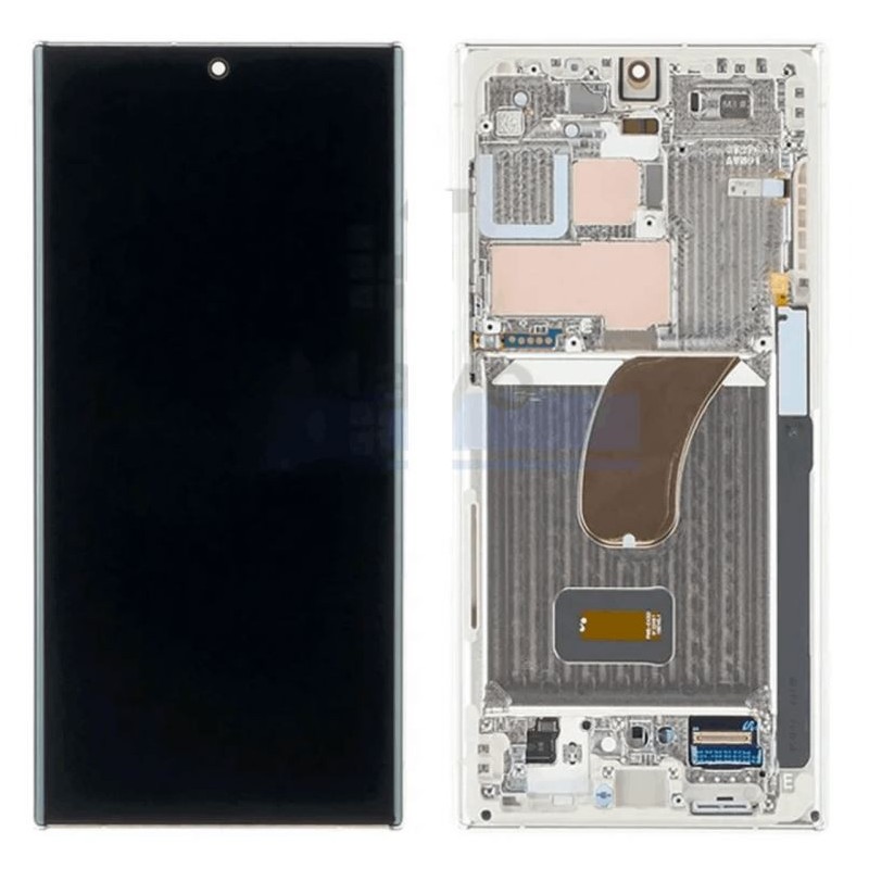 Ecran complet pour Samsung Galaxy S23 Ultra (S918B) Crème