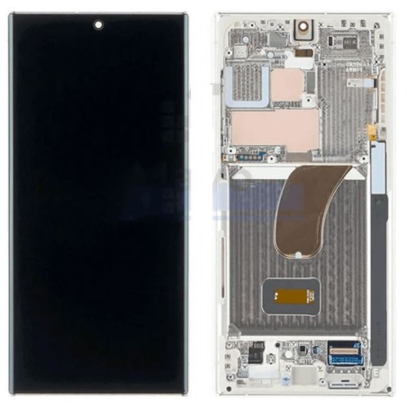 Ecran complet pour Samsung Galaxy S23 Ultra (S918B) Crème