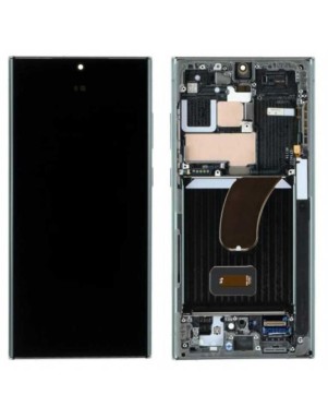 Ecran complet pour Samsung Galaxy S23 Ultra (S918B) Vert