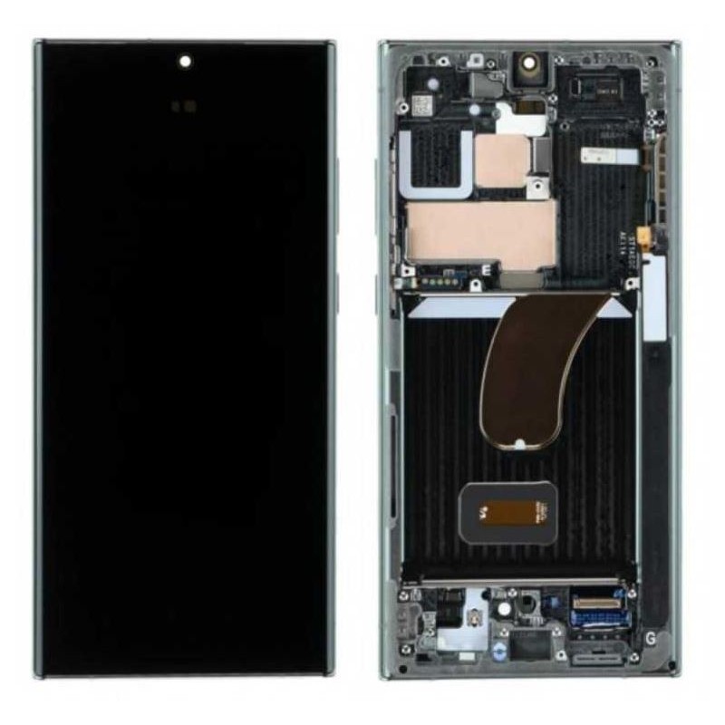 Ecran complet pour Samsung Galaxy S23 Ultra (S918B) Vert