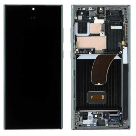 Ecran complet pour Samsung Galaxy S23 Ultra (S918B) Vert