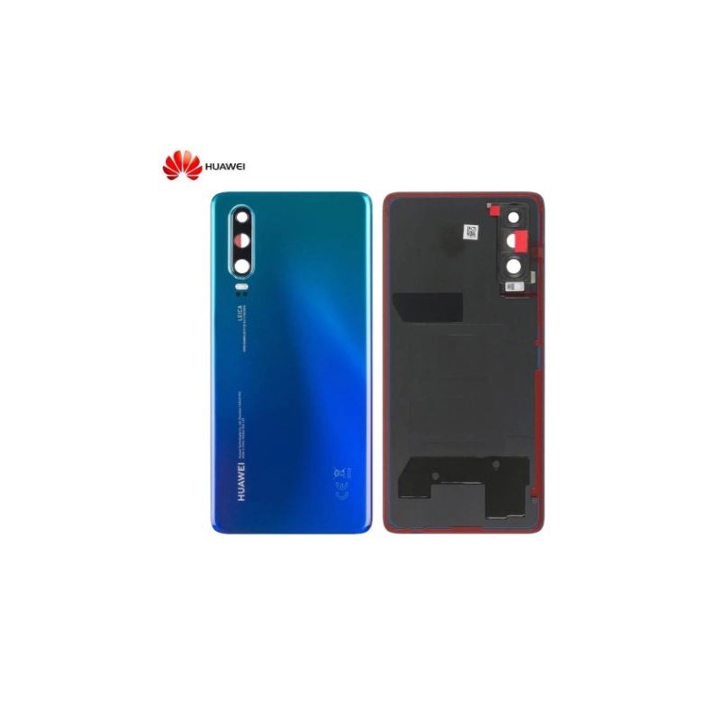 Vitre arrière Huawei P30 Bleu Aurora