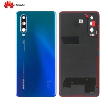 Vitre arrière Huawei P30 Bleu Aurora