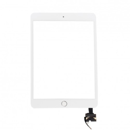 Vitre tactile pour iPad Mini 3 Blanc