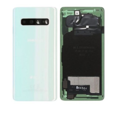 Vitre arrière pour Samsung Galaxy S10 (G973F) Blanc