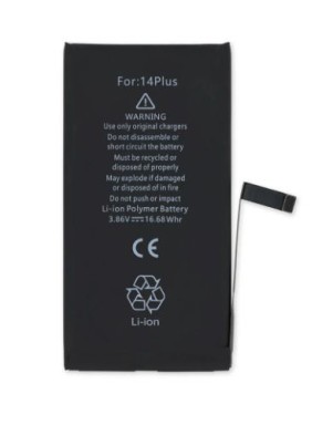 Batterie pour iPhone 14 Plus (Ti) + Adhésif offert
