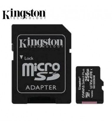 KINGSTON Canvas Select Plus microSD 256GO + Adaptateur