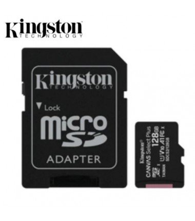 KINGSTON Canvas Select Plus microSD 128GO + Adaptateur