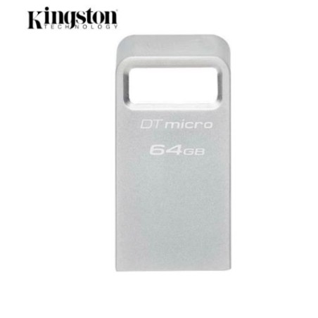 Clé USB 3.2 Kingston DataTraveler Micro Métal 64Go